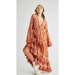 Free People Wonderland Floral Maxi Dress – XL, Retail $128